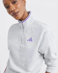 adidas Colourblock 1/4 Zip Sweatshirt