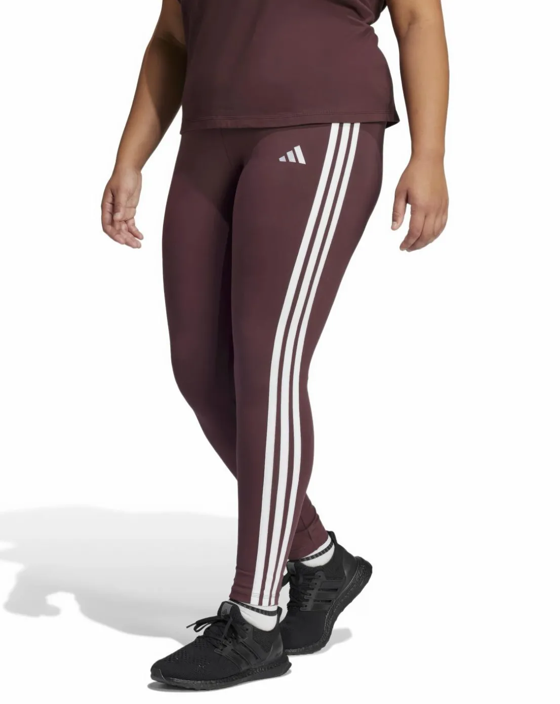 adidas Essentials 3 Stripes Leggings Plus Size