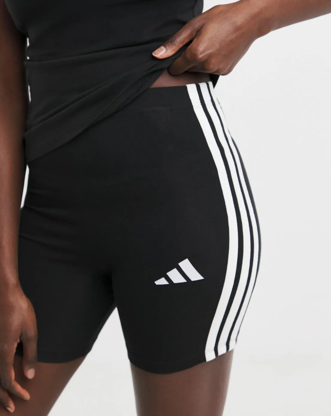 adidas Essentials 3 Stripes Biker Shorts