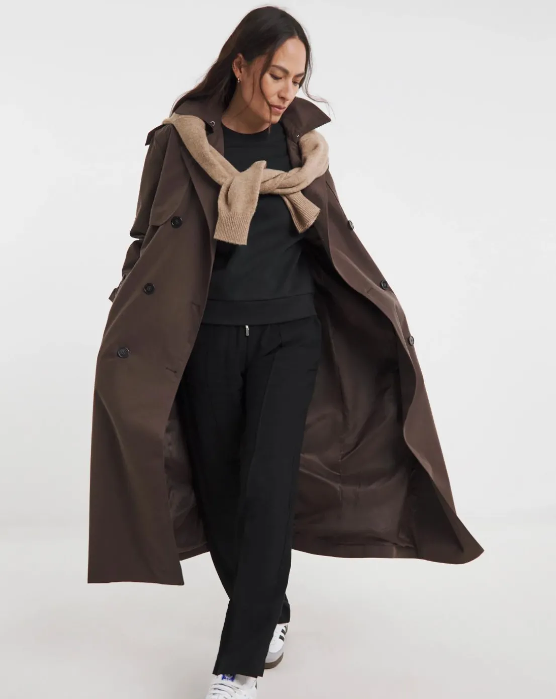 adidas Essentials 3 Stripes Fleece Sweatshirt