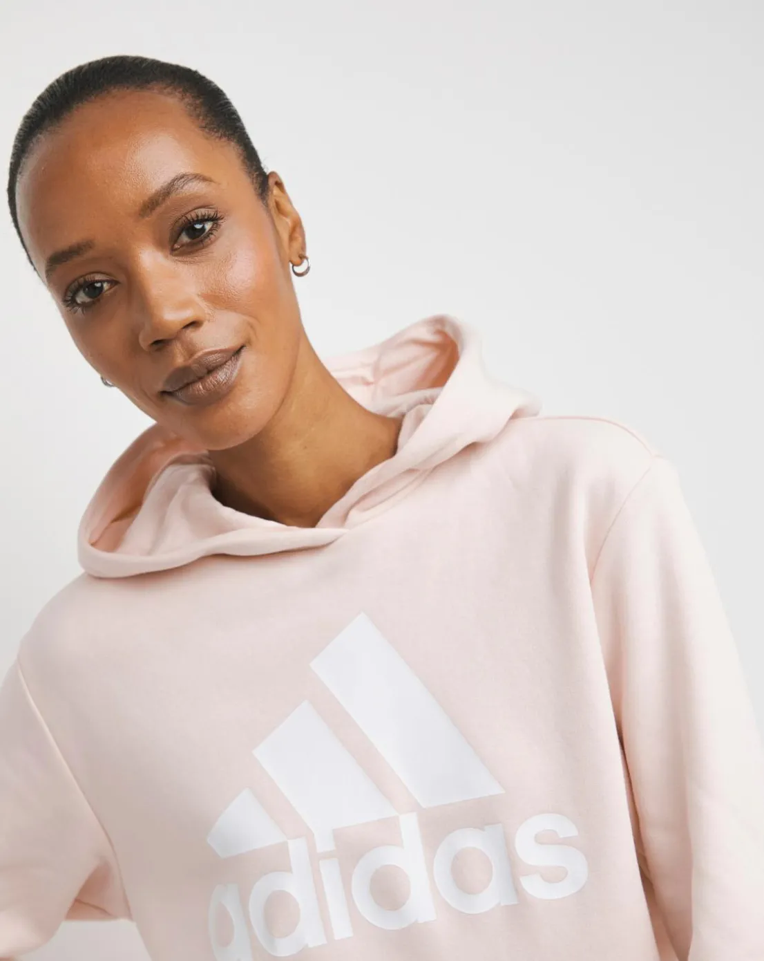 adidas Essentials Logo Boyfriend Fleece Hoodie