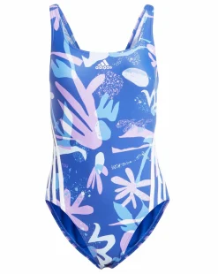 adidas Floral 3 Stripes Swimsuit