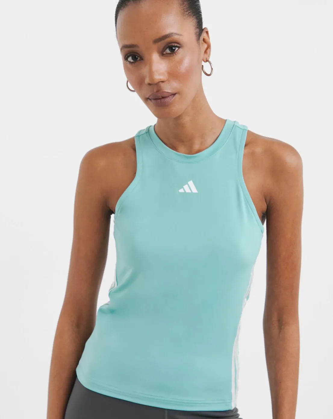 adidas Train Essentials 3 Stripe Tank