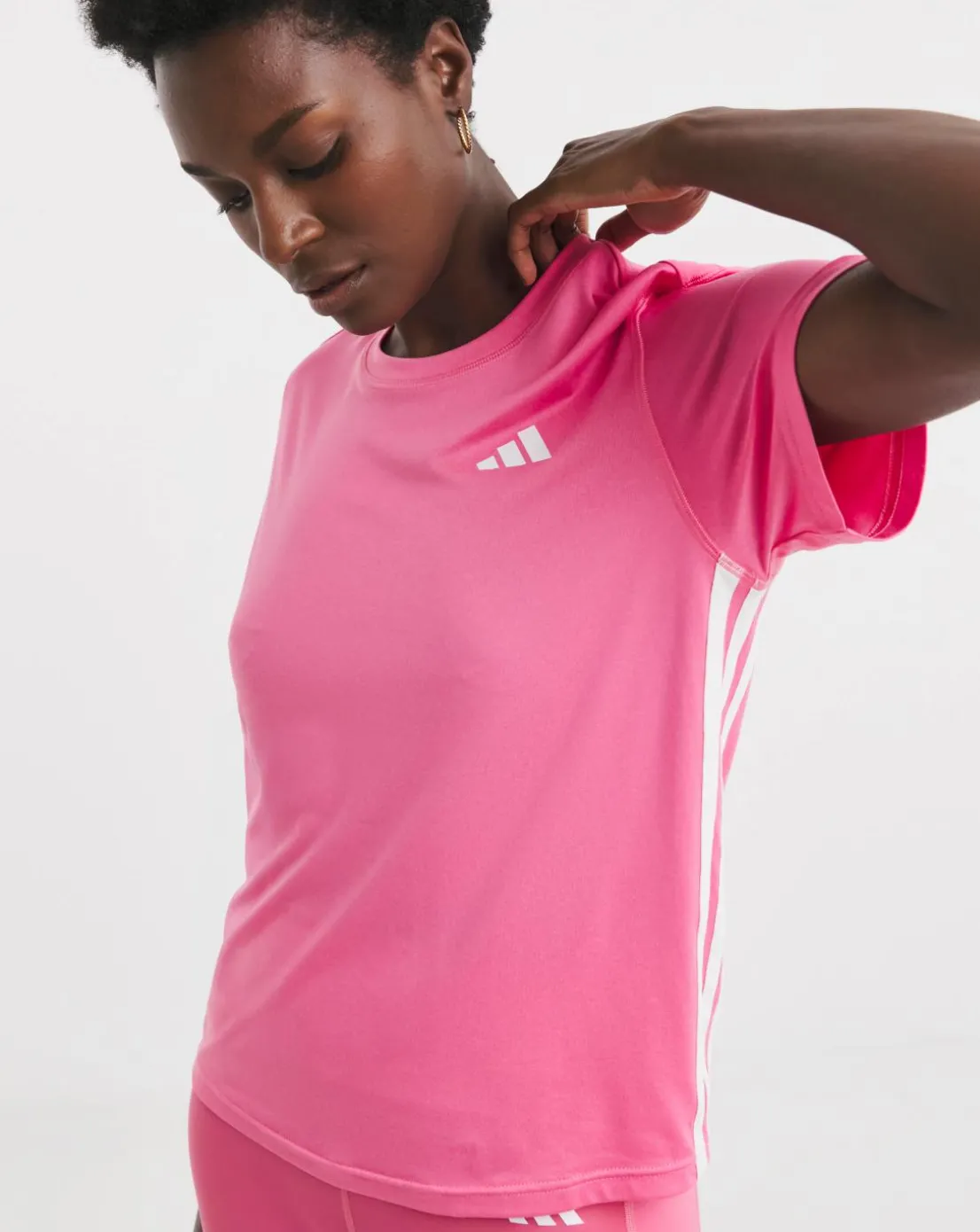 adidas Train Essentials 3 Stripes Workout T-Shirt