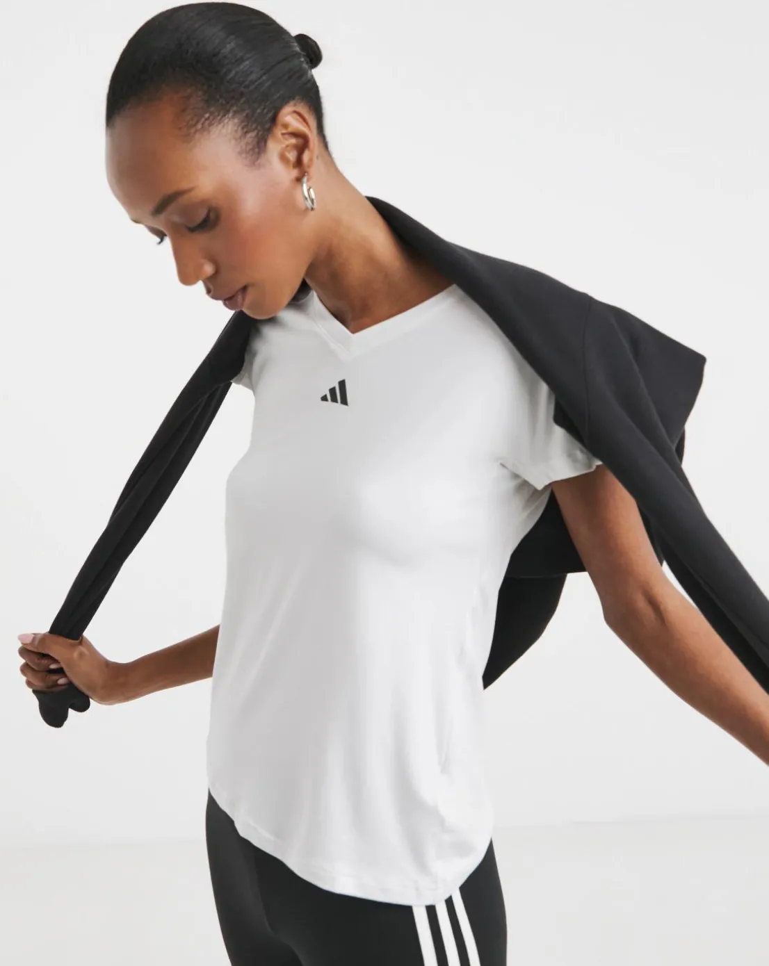 adidas Train Essentials V Neck T-Shirt