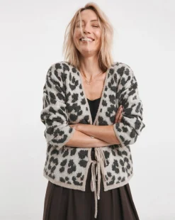 Animal Print Cardigan