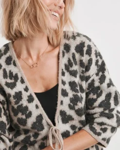 Animal Print Cardigan