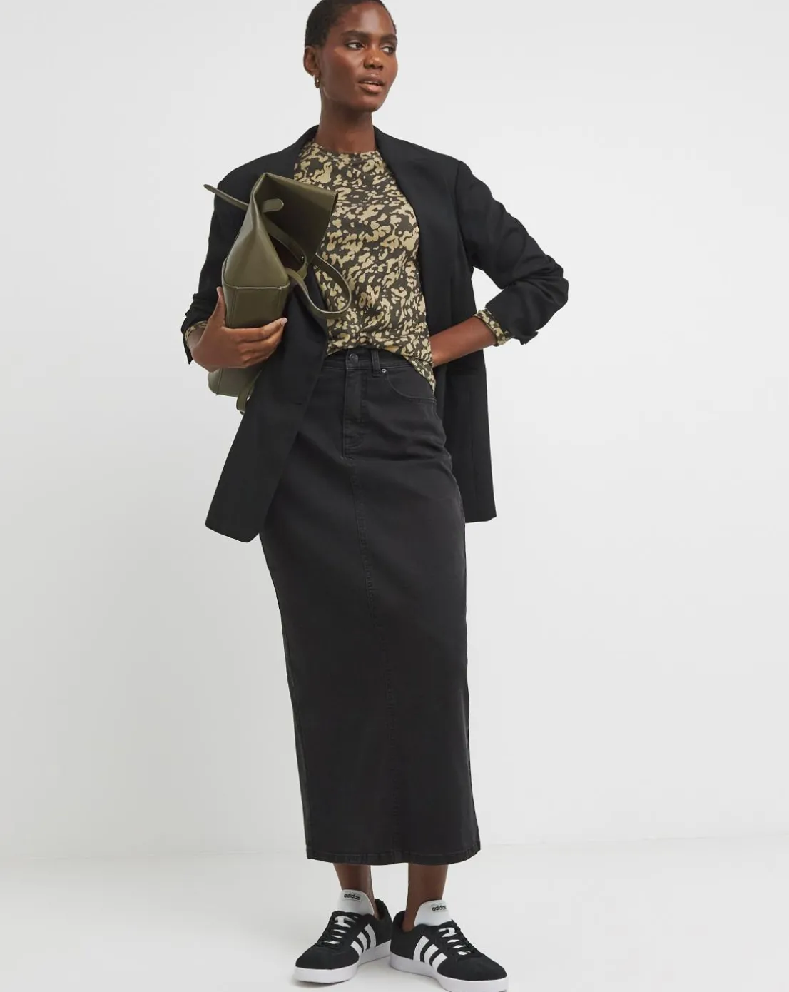 Animal Print Crew Neck Long Sleeve T-Shirt