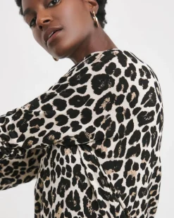 Animal V Neck Slouch Tunic