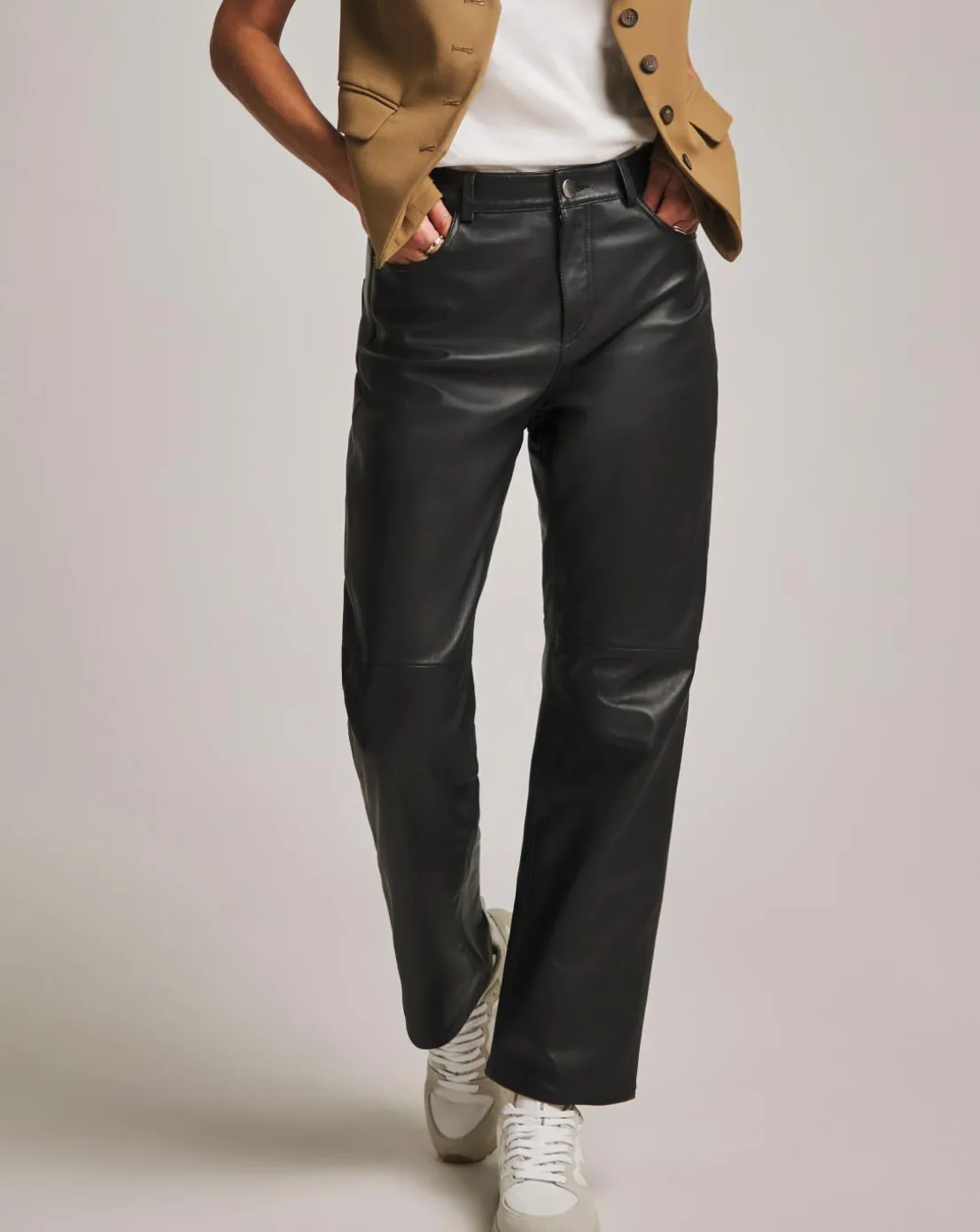 Anthology Black Leather Trouser