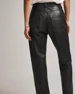 Anthology Black Leather Trouser