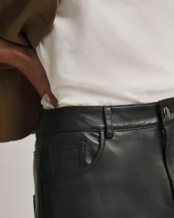 Anthology Black Leather Trouser