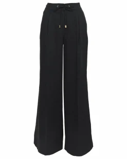 Anthology Black Pleat Front Pure Lyocell Trouser