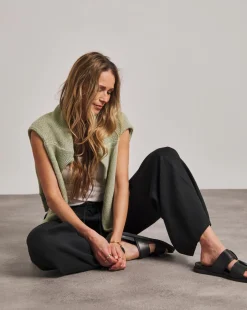 Anthology Black Pleat Front Pure Lyocell Trouser