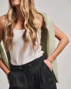 Anthology Black Pleat Front Pure Lyocell Trouser