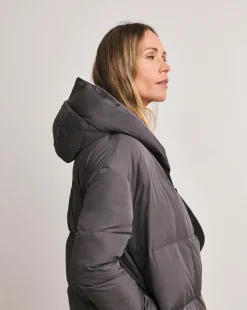 Anthology Charcoal Feather & Down Padded Coat