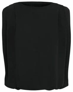 Anthology Charcoal Modal Shoulder Pad Top