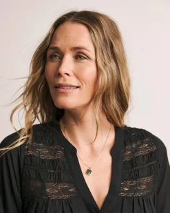 Anthology Crochet Lace Trim Dress