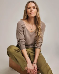 Anthology Fine Gauge V Neck Jumper