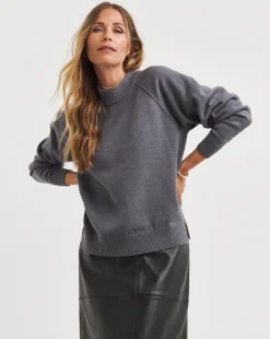 Anthology High Neck Raglan Sleeve Jumper