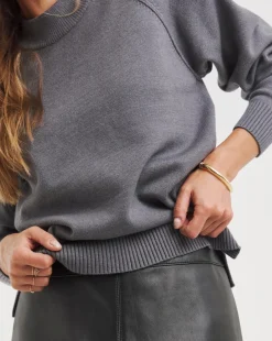 Anthology High Neck Raglan Sleeve Jumper