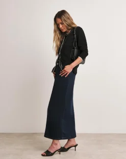 Anthology Indigo Maxi Skirt