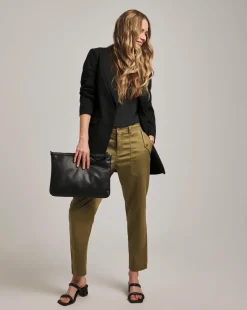 Anthology Khaki Cargo Lyocell Trousers