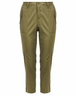Anthology Khaki Cargo Lyocell Trousers