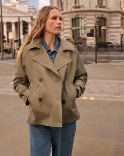 Anthology Khaki Short Trench Coat