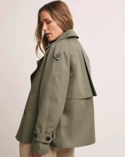 Anthology Khaki Short Trench Coat