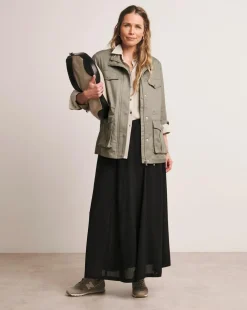 Anthology Khaki Washed Utility Jacket