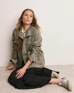 Anthology Khaki Washed Utility Jacket