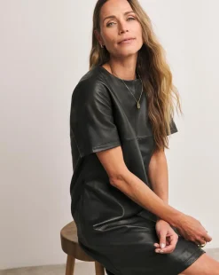 Anthology Leather Shift Dress