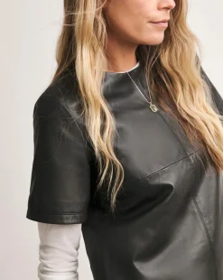 Anthology Leather Shift Dress