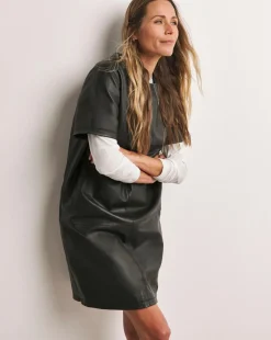 Anthology Leather Shift Dress