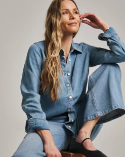 Anthology Light Blue Denim Western Shirt