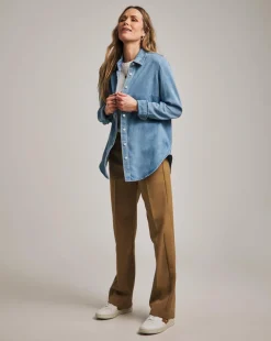 Anthology Light Blue Denim Western Shirt