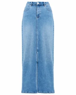 Anthology Light Blue Denim Maxi Skirt