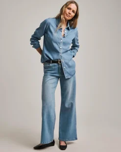 Anthology Light Blue Wide Leg Jeans