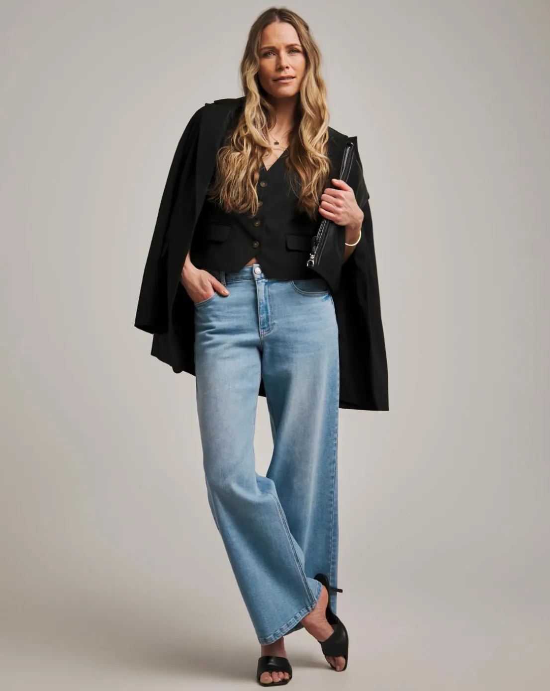Anthology Light Blue Wide Leg Jeans