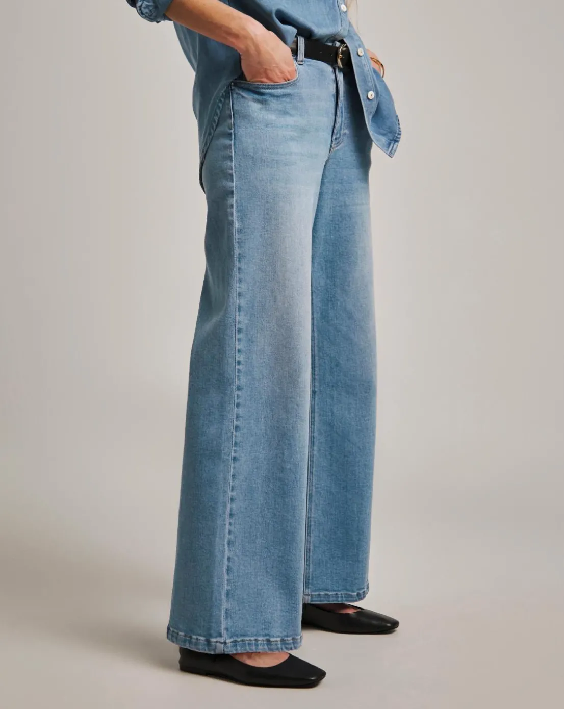 Anthology Light Blue Wide Leg Jeans