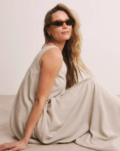 Anthology Linen Mix Pleat Dress