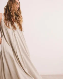 Anthology Linen Mix Pleat Dress