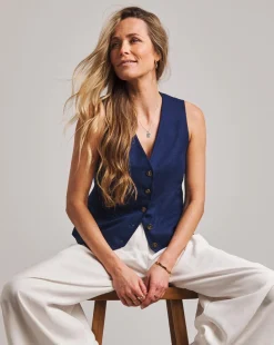 Anthology Linen Waistcoat