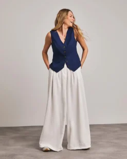 Anthology Linen Waistcoat