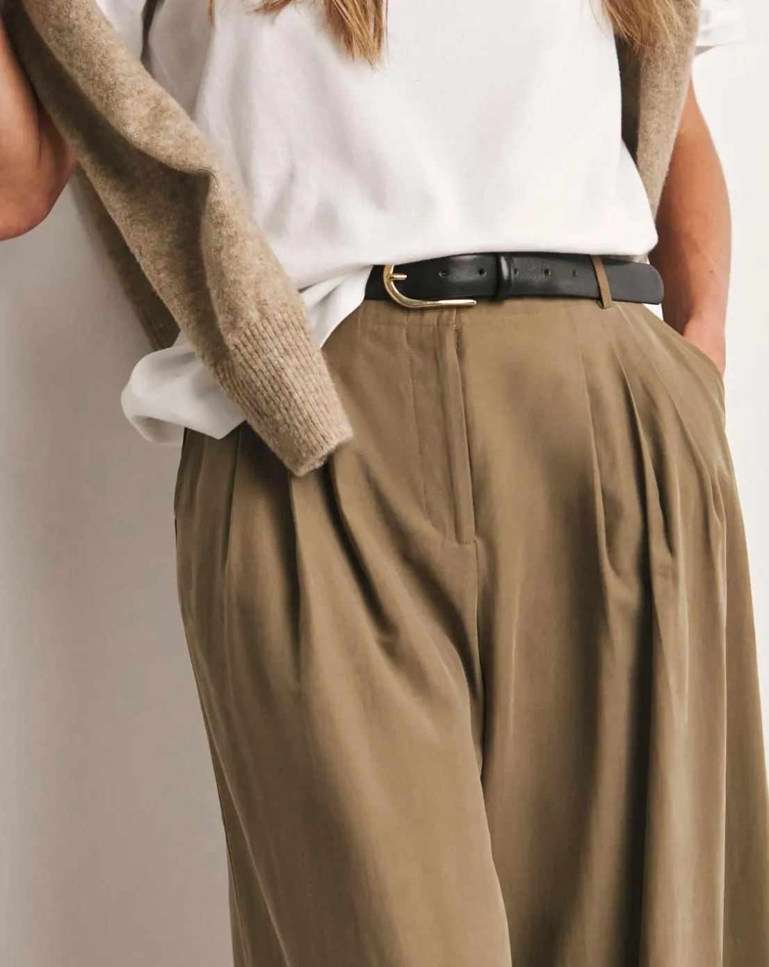 Anthology Mocha Super Wide Leg Trouser