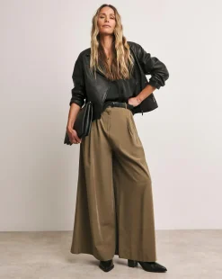 Anthology Mocha Super Wide Leg Trouser