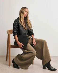 Anthology Mocha Super Wide Leg Trouser