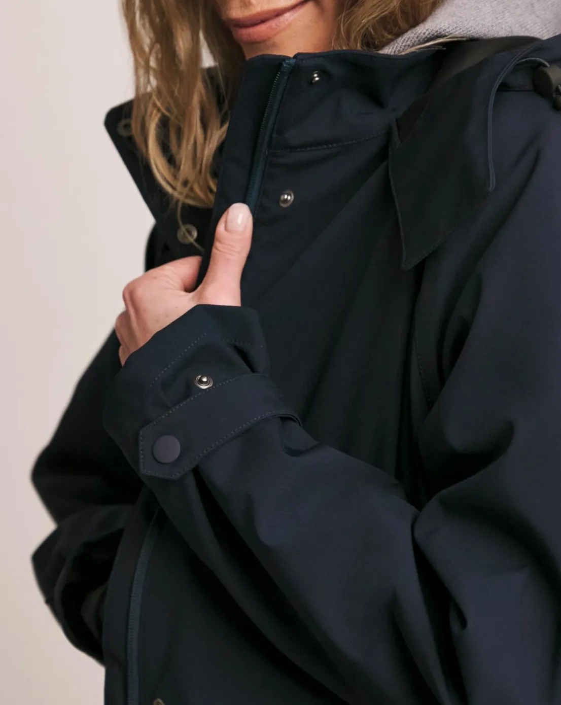Anthology Navy Raincoat