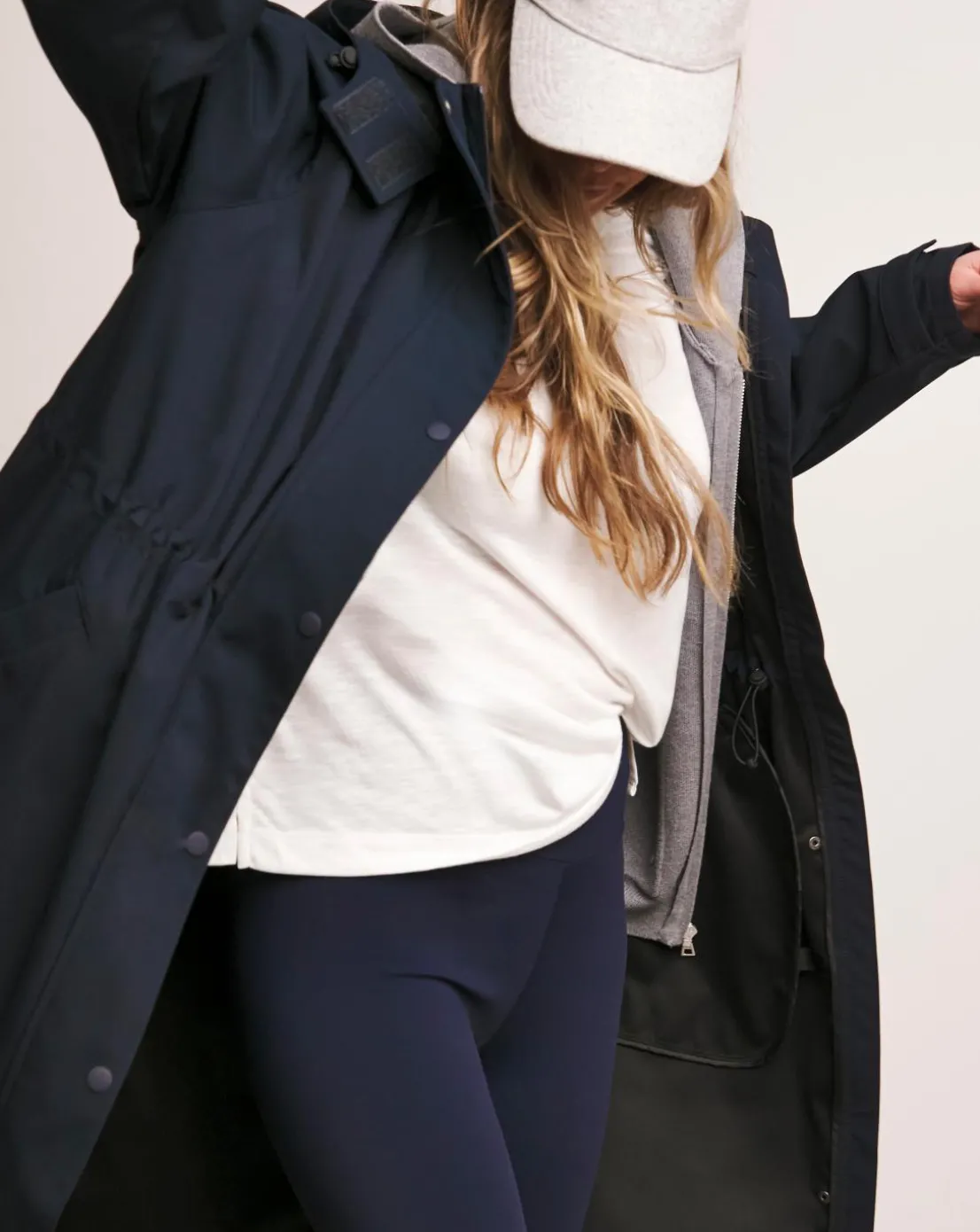 Anthology Navy Raincoat